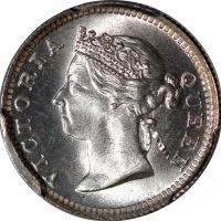  1899年香港五仙，PCGS MS67，#42978953，评级记录中仅一枚获评更高分