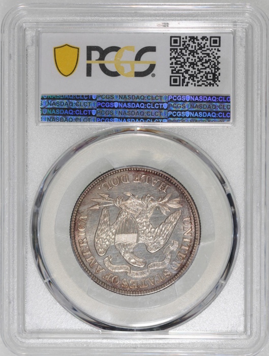  1875年美国50仙样币，PCGS PR63
