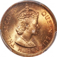  1956-KN香港一毫样币，PCGS SP65，带原光，#6150940-002，京诺顿铸币厂旧藏
