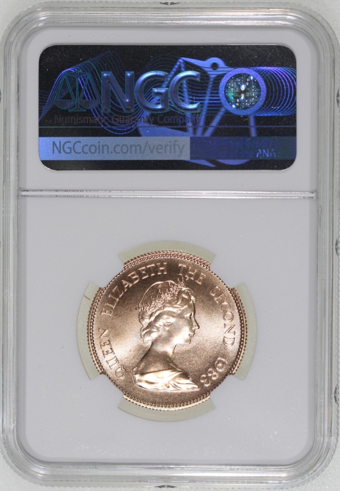  1983年香港十二生肖猪年$1000纪念金币，NGC MS69，#6377540-008，连小册子