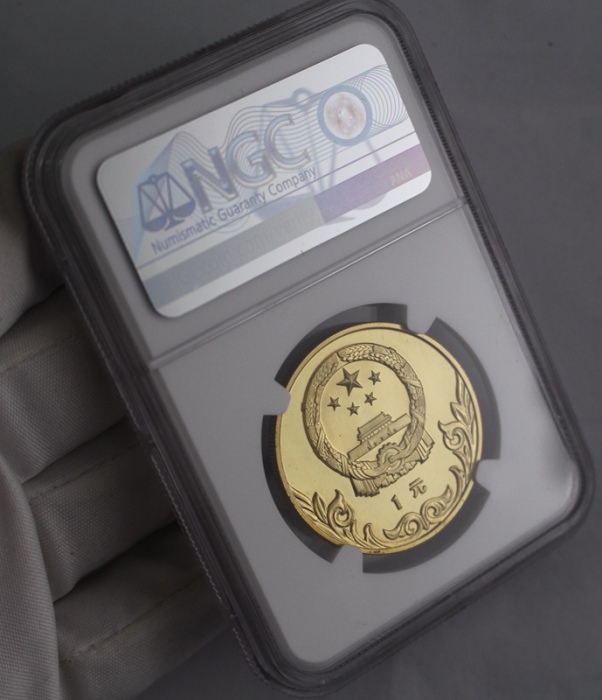  1980年中国奥林匹克委员会纪念铜币12克古代足球 NGC PF 69