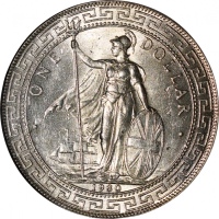 1930年英国贸易银元，NGC MS63，#1728461-009