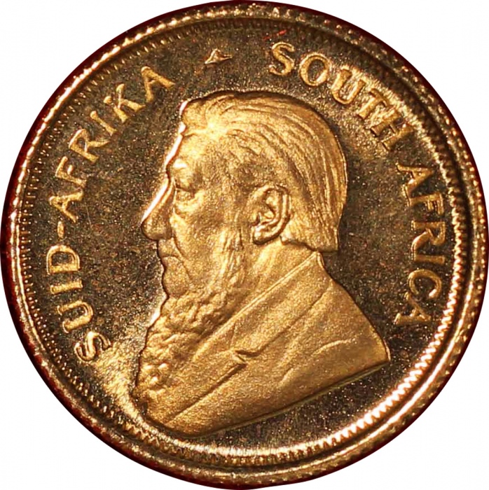  1983年南非金币两枚, 1/10枚1/4克留格尔, 1983, 纯金，附原盒，UNC