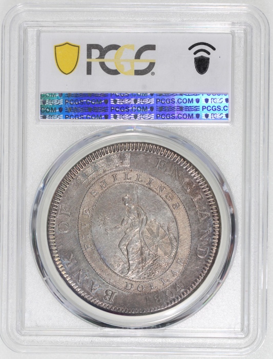  1804年英伦银行1元，PCGS AU58