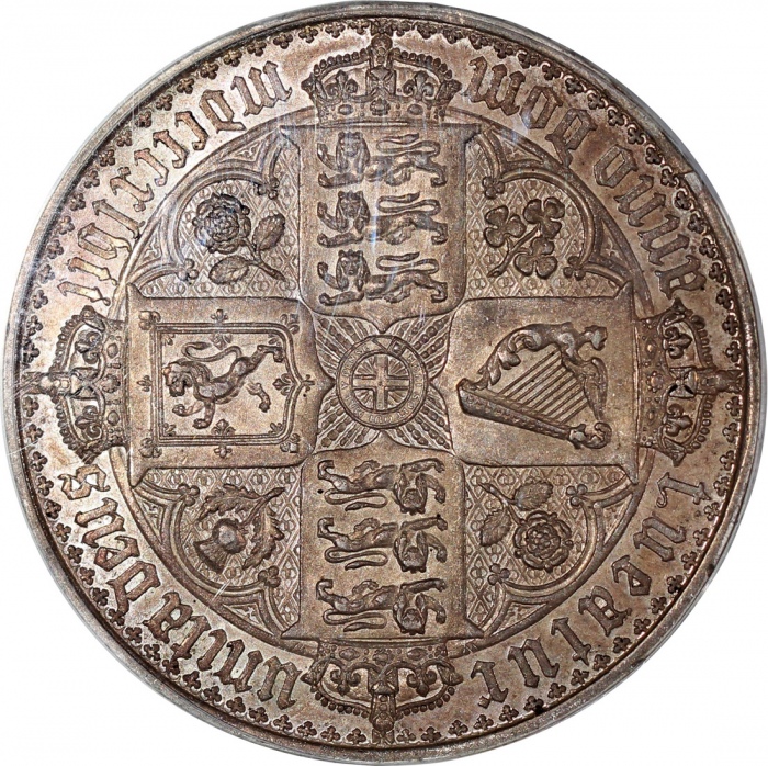  1847年英国哥德式克朗样币，PCGS PR58，经典设计佳品例子, 热门