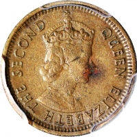  1964-H香港五仙，PCGS XF45，#39561831，重要年份