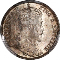  1905-H香港五仙，PCGS MS66，#45893310