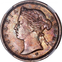  1877-H香港二毫，带彩调包浆，NGC XF Details有清洗，#6376742-007