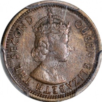  1964-H香港五仙，PCGS AU50，#37038408，重要年份