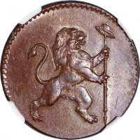  1790年奥属尼德兰起义1 liard，NGC MS62BN