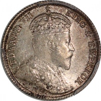  1904年香港五仙，PCGS MS64，#45579834