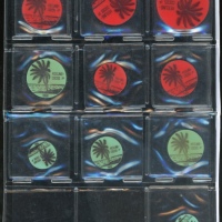  1968年可可斯基林群岛代用币1套10枚, 包括 1, 5, 10, 25 50分, 1, 2, 5, 10, 25卢比，UNC