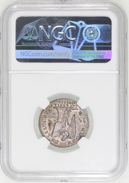  1791A年法国15索尔, NGC MS63
