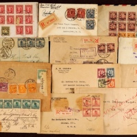  1920-48年挂号实寄封一组约26件