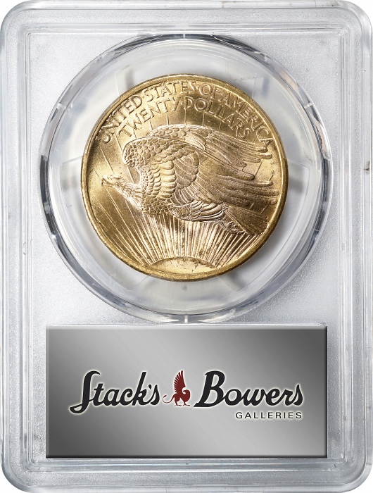  1907年圣高登双鹰金币 PCGS MS 64 1907 Saint-Gaudens Double Eagle