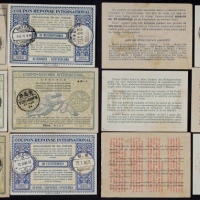  1929-48年寄云南国际回信券一组6件