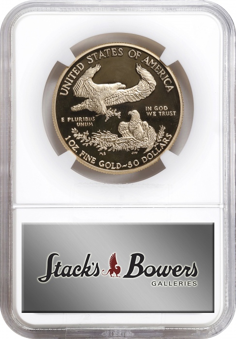  2020-W鹰洋金币1盎司 NGC PF 70 2020-W One-Ounce Gold Eagle