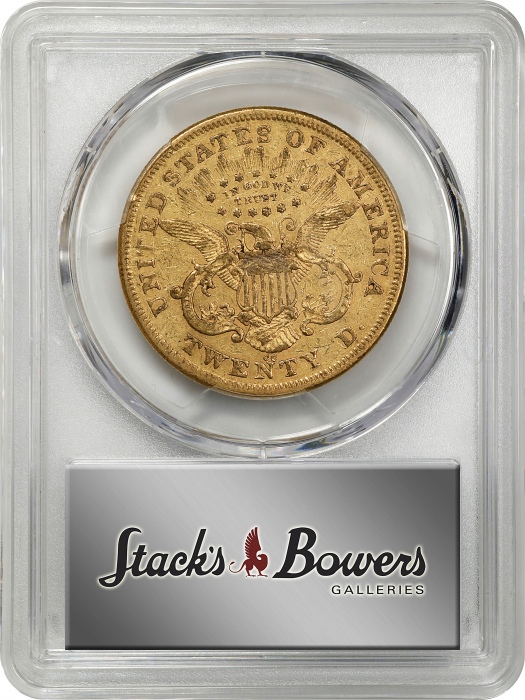  1871-CC自由像双鹰金币 PCGS XF 45 1871-CC Liberty Head Double Eagle