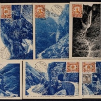  1930年云南铁路明信片一组8件