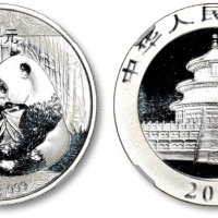  2009年熊猫纪念银币1盎司 NGC MS 69