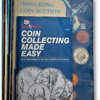  早期香港钱币拍卖图录共15册，保存上佳