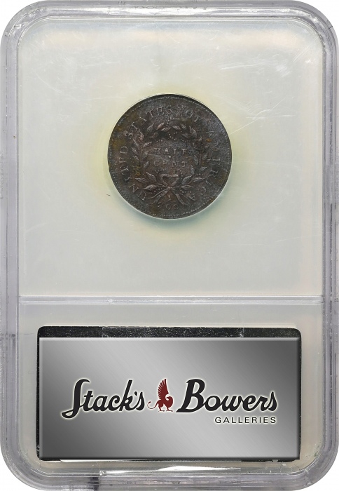  1793年自由帽半美分 NGC AU-Details 1793 Liberty Cap Half Cent