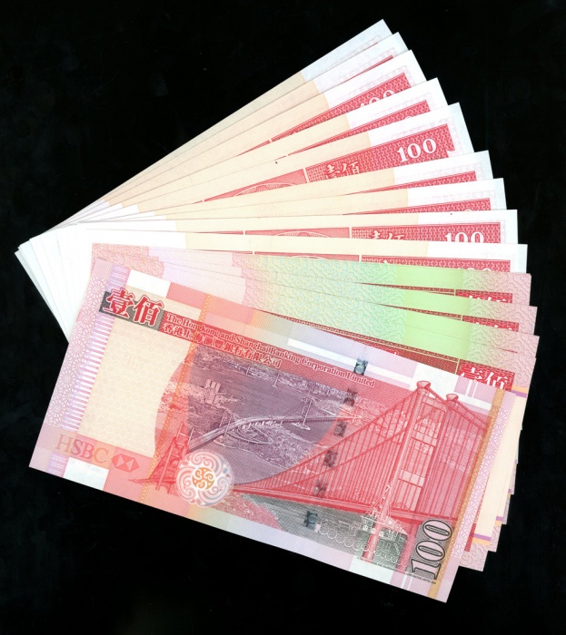 1985, 1987, 1992, 1994, 2005, 2005 年香港上海汇丰银行100元一组10枚，均UNC HongKong and Shanghai Banking Corporation