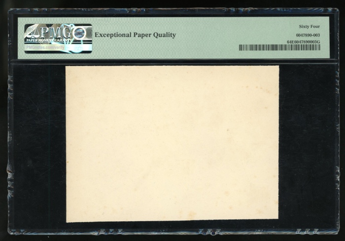  1904-23年香港上海汇丰银行10元背面黑白档案照片，PMG 64EPQ The Hongkong & Shanghai Banking Corporation, $10, back archiva
