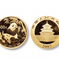  2007年熊猫纪念金币1盎司 完未流通