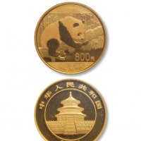  2016年熊猫纪念金币50克 完未流通