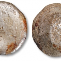  清山西“晋泰银号 申 人”五两腰锭一枚，重：152.7g，岁次戊申（光绪三十四年/1908年）铸造，银质洁白，锭面细腻无痕，字口清晰，状态完美，完全未使用品