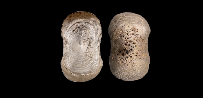  明“库攒王皓”五两型银锭 方乾评级 MS62 