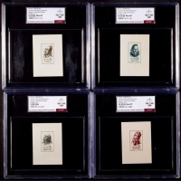  1955年纪33古代科学家小型张新票全套4枚