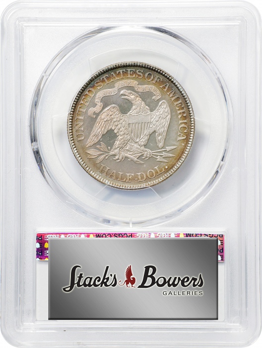  1890年坐像女神半美元 PCGS Proof 67 1890 Liberty Seated Half Dollar