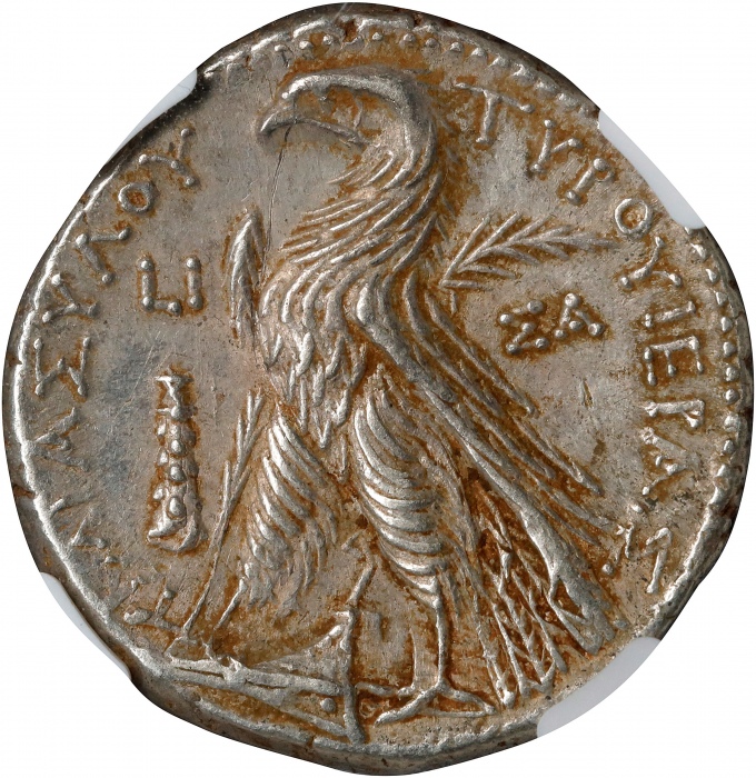  古叙利亚腓尼基银币 NGC Ancients AU SYRIA. Phoenicia. Tyre