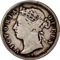  1883-H，1883及1884年香港维多利亚二毫一组3枚，分别评PCGS F Detail (经工具处理)，XF Detail (有清洗)及 XF Detail (有清洗)，#46484214，#4