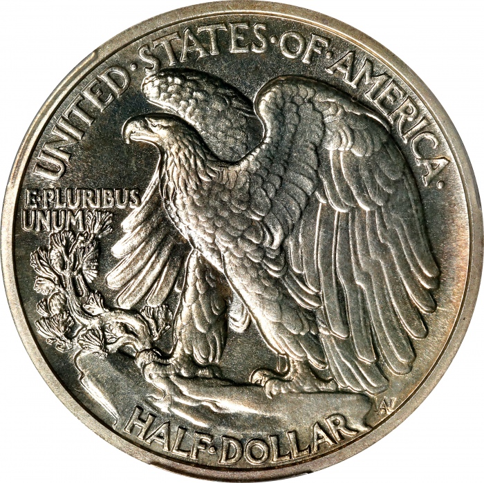  1936年行走女神半美元 PCGS Proof 67 1936 Walking Liberty Half Dollar