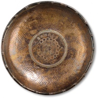  镶民国元年军政府造四川银币壹圆银盘一件，重：58.2g，工艺精美，原味醇厚酱五彩包浆，银光闪亮，状态自然，海外资深藏家出品，保存完好