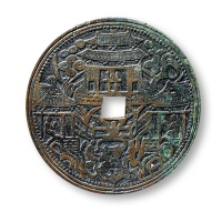  民国庭台楼阁花钱 美品