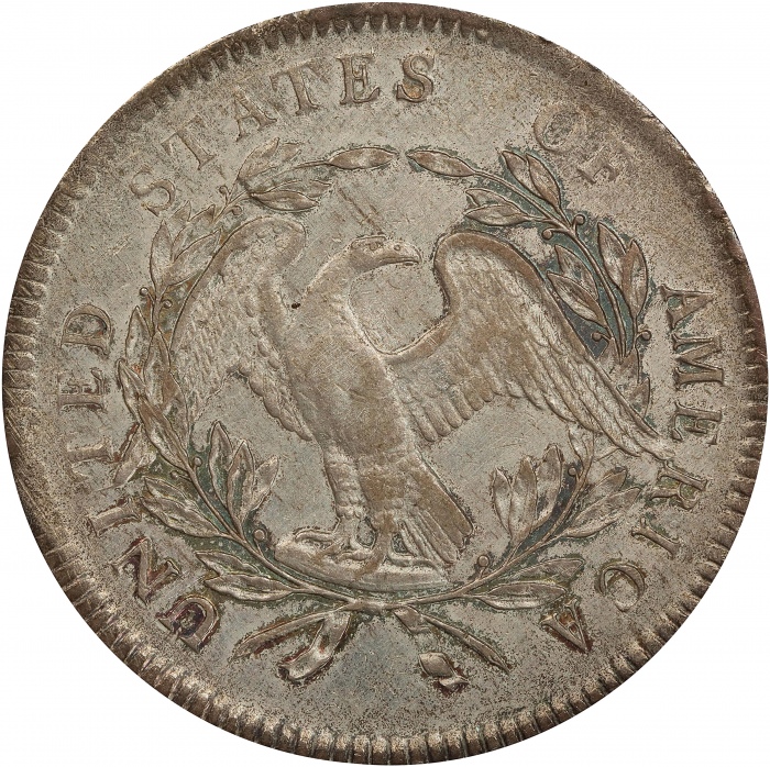  1795年飘逸长发美元银币 PCGS XF Details 1795 Flowing Hair Silver Dollar