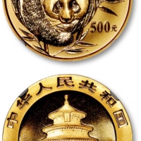  2003年熊猫纪念金币1盎司 NGC MS 69