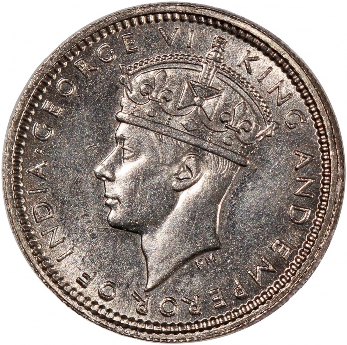  1939-H，1939-KN及1935年香港乔治六世五仙及一毫一组3枚，分别评PCGS MS65，MS64及MS64，#46484380，#46484347，#46484324