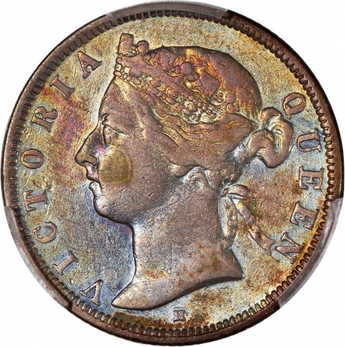  1891及1892-H香港维多利亚二毫一对，分别评PCGS VF30及XF Detail (有清洗)，#46484233，#46484234