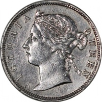  1894年香港2毫，PCGS AU Details有清洗，#43097362 Hong Kong, silver 20 cents, 1894, PCGS AU Details, cleaned. C