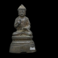  明铜释迦摩尼坐像 