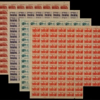  1952年纪19志愿军出国作战二周年纪念新票共100套