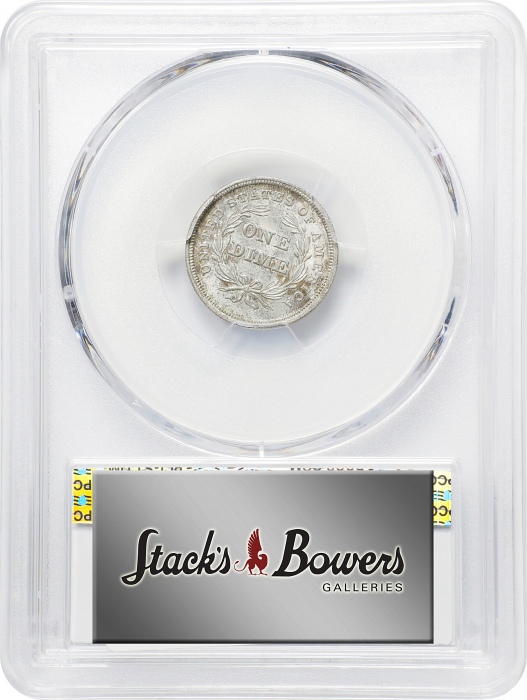  1837年坐像女神10美分 PCGS MS 65 1837 Liberty Seated Dime