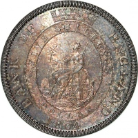  1804年英国英伦银行5先令/元银币，带深调包浆，UNC Great Britain, Bank of England dollar, silver 5 shillings / dollar, 180