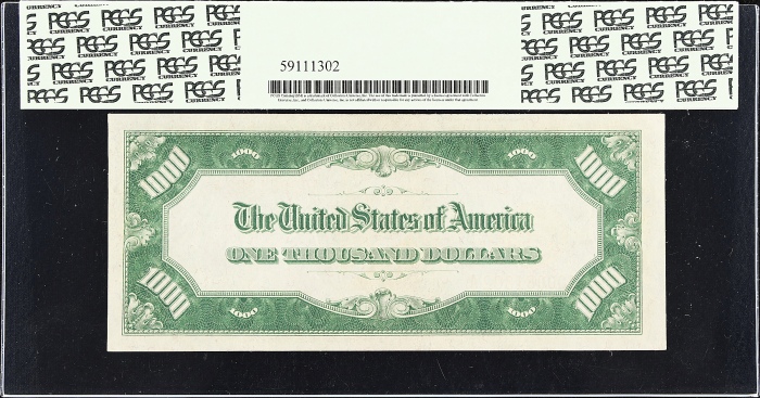  1928年1000美元黄金券 PCGS BG MS 65 OPQ 1928 $1000 Gold Certificate