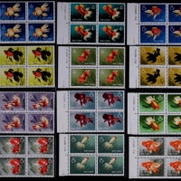  1960年特38金鱼新票全套四方连